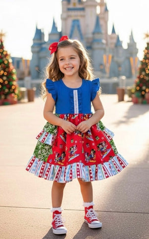 Disney Christmas Platinum Party style dress