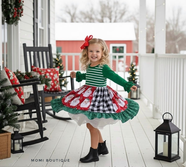 Farmhouse Santa Claus dress