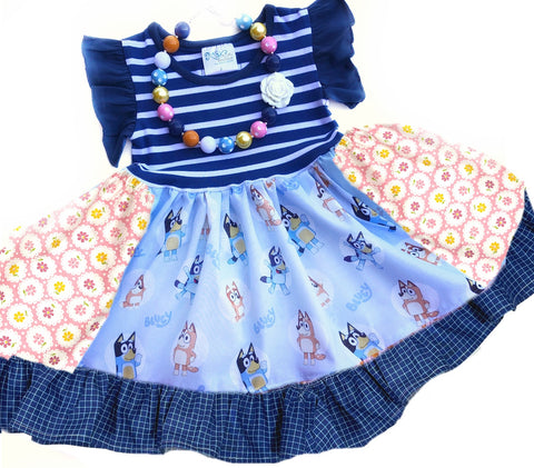 Bluey & Bingo Birthday dress