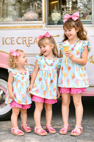 Ice Cream Parlor tunic & shorts