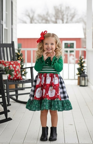 Farmhouse Santa Claus dress