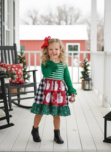 Farmhouse Santa Claus dress