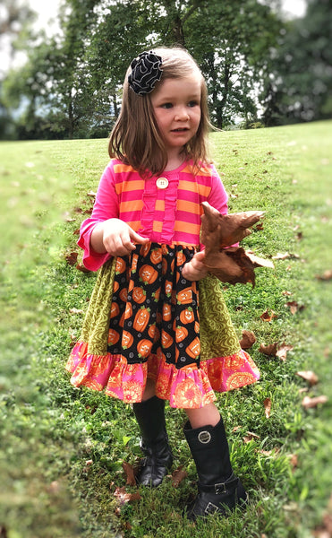 toddler girls fall portrait dress